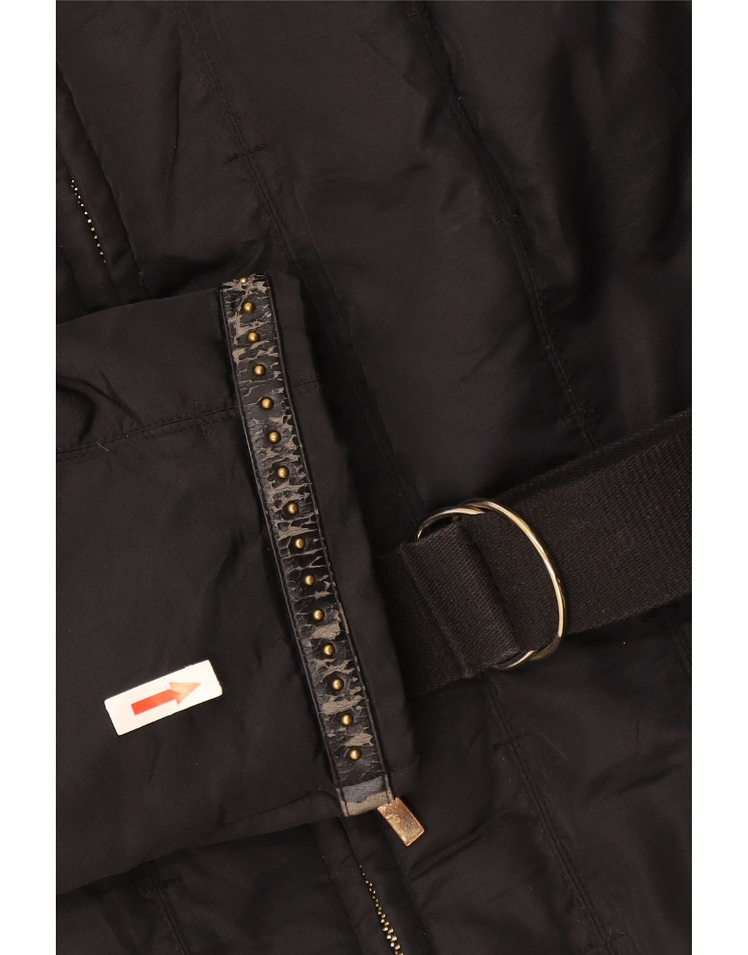Trussardi Polstret Damejakke IT 48 XL Sort Polyamid
