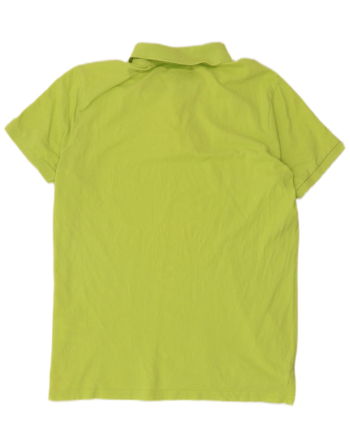 DIADORA Poloskjorte til mænd Stor grøn bomuld