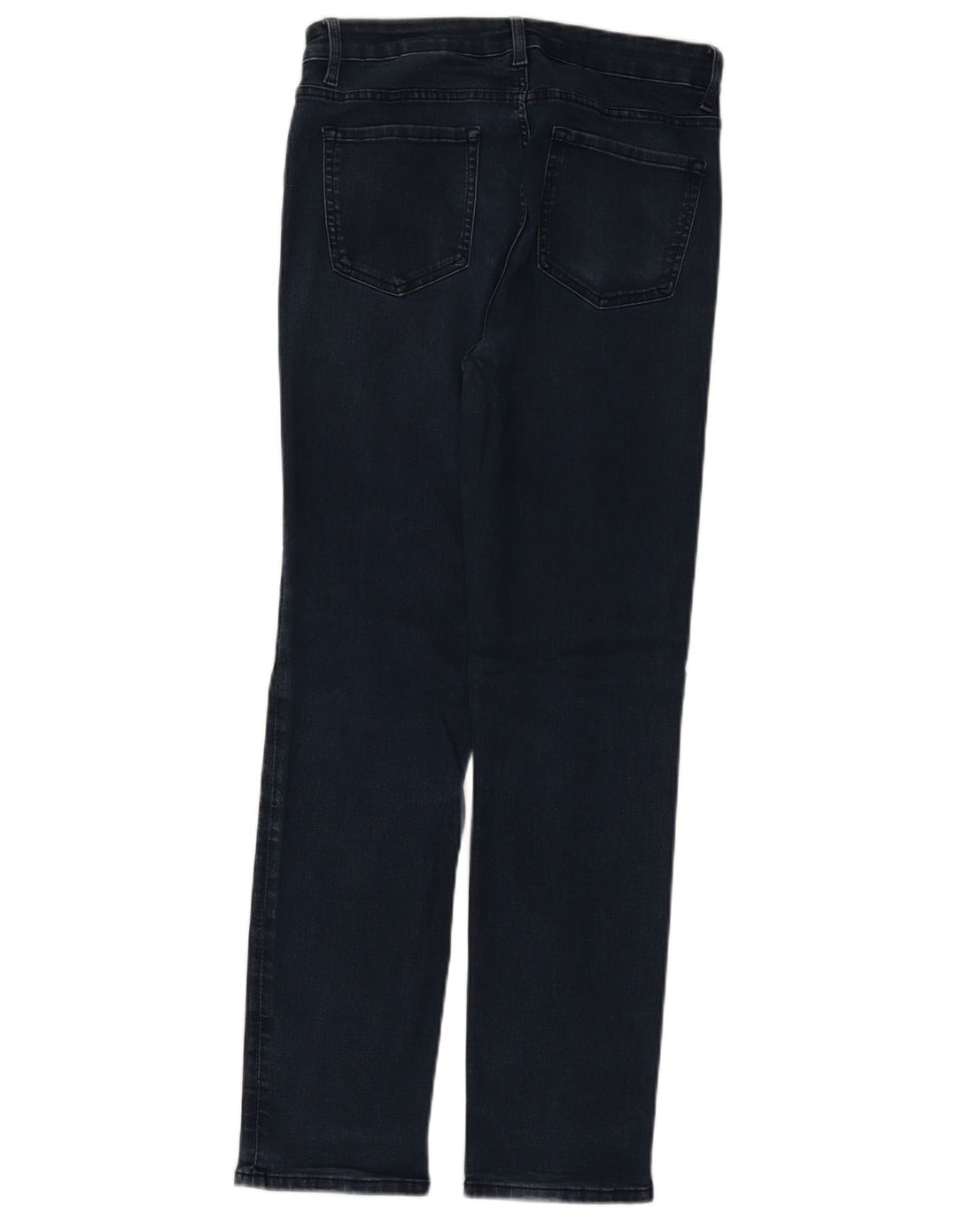 MARKS & SPENCER Lige jeans til kvinder UK 12 Medium W30 L30 Marineblå