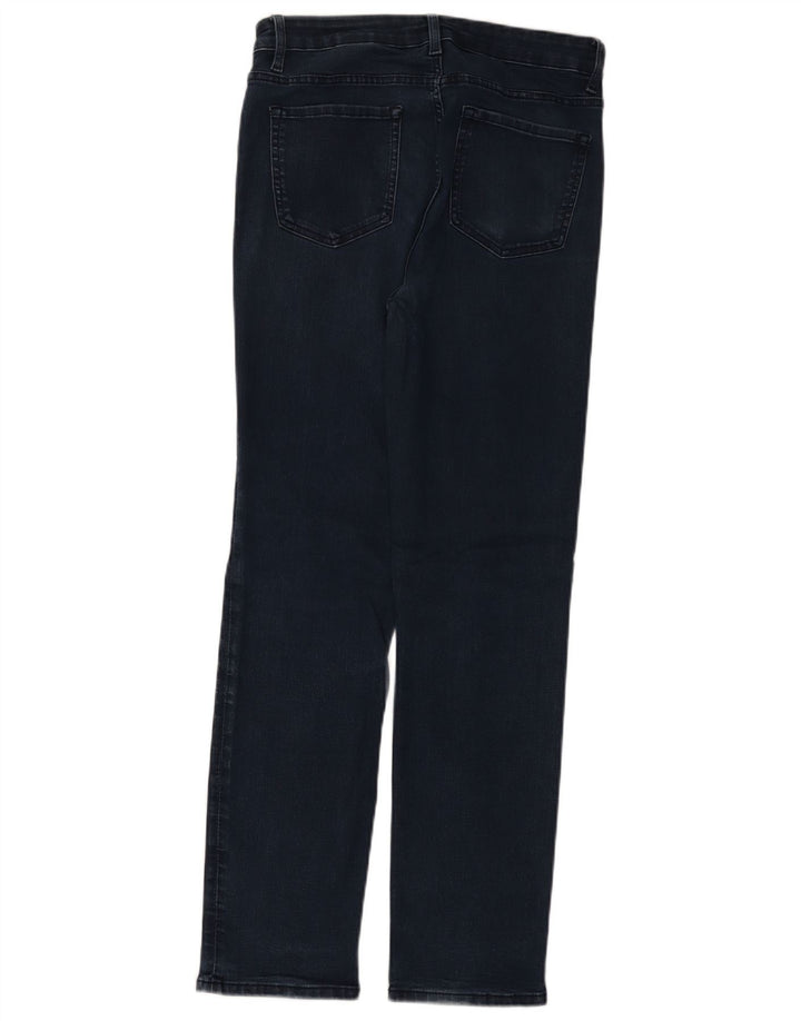 MARKS & SPENCER Lige jeans til kvinder UK 12 Medium W30 L30 Marineblå