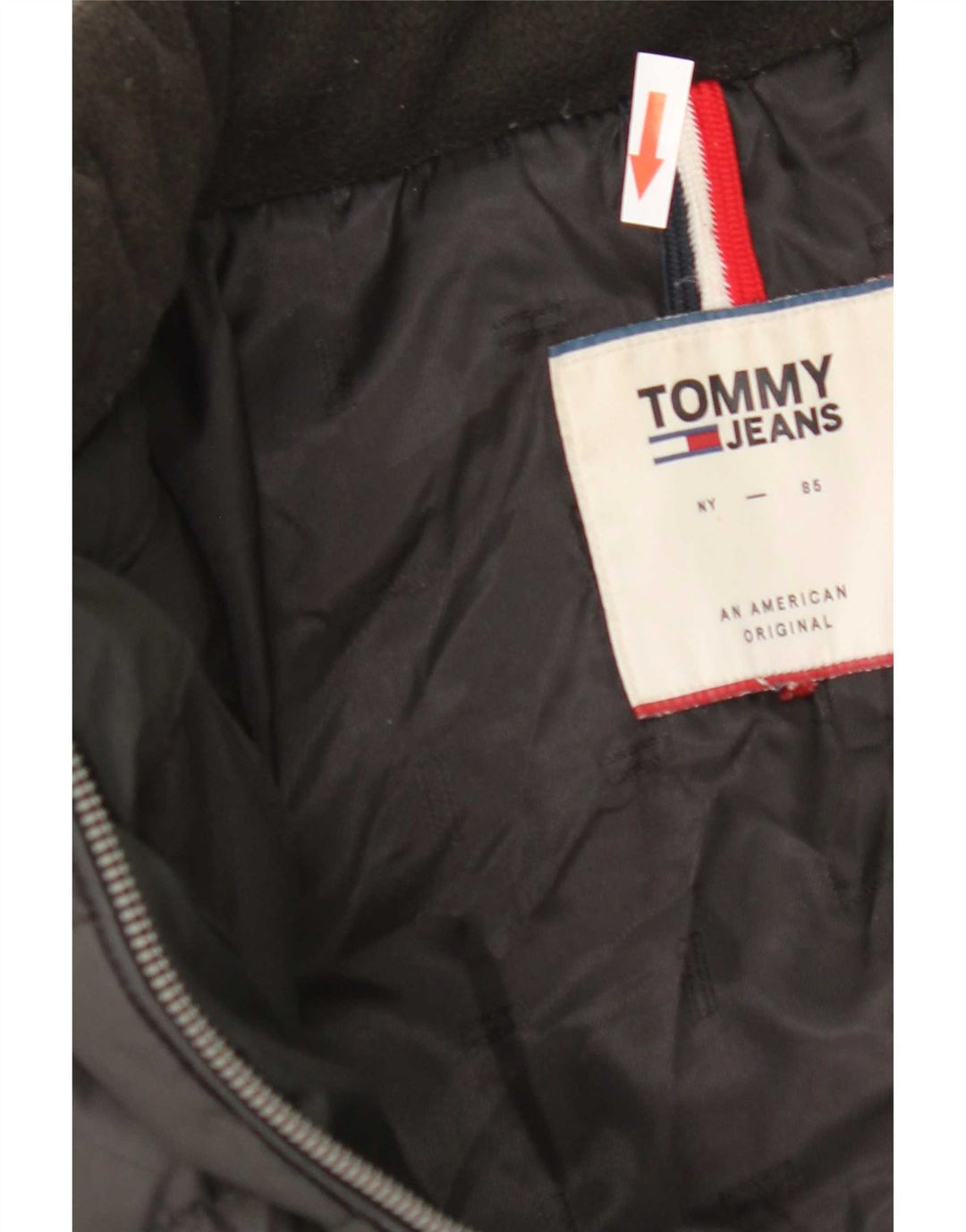 Tommy Hilfiger Dame Polstret Jakke UK 14 Medium Sort Polyester