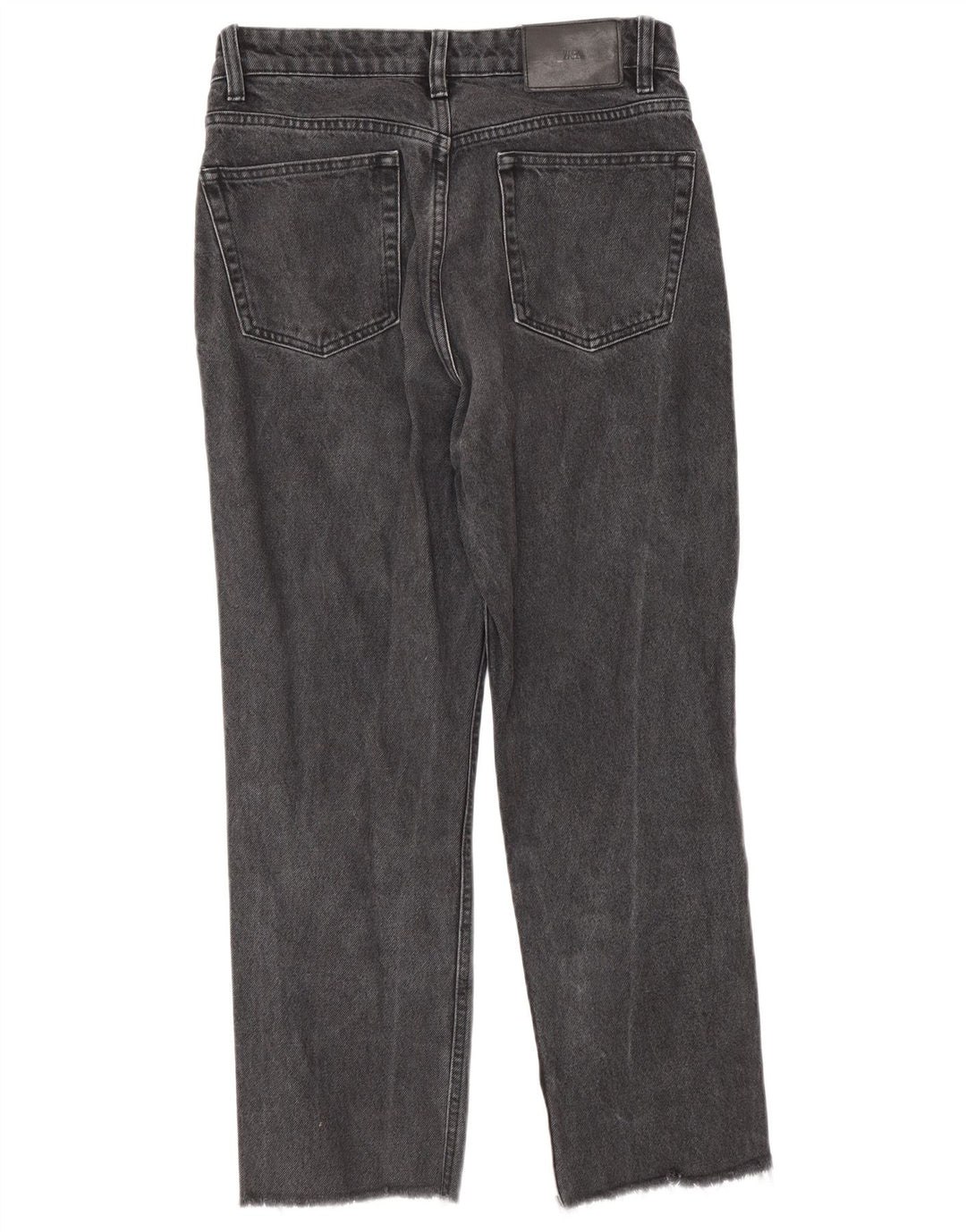 Zara Dame Straight Jeans EU 38 Small W28 L25 Grå Bomuld