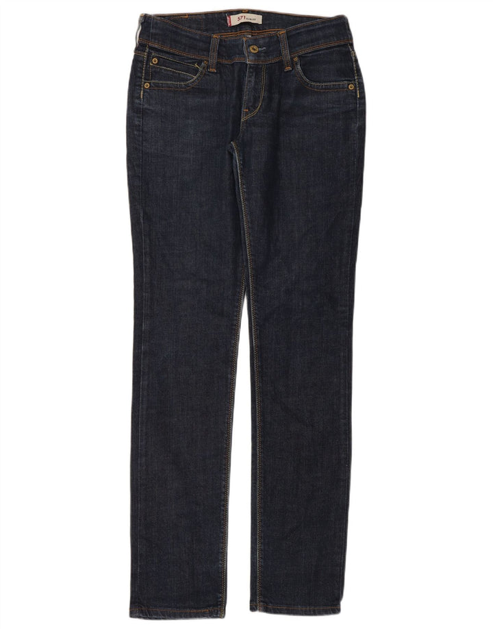 Levi's Dame 571 Slim Jeans W30 L34 Blå Bomuld