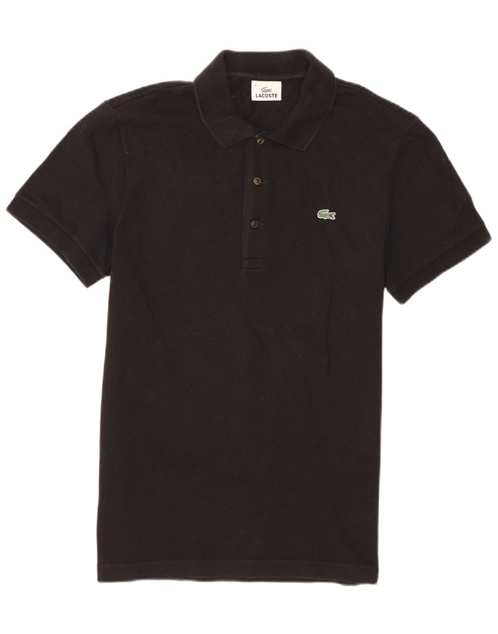 Lacoste herre poloskjorte str. 4 Medium Sort bomuld