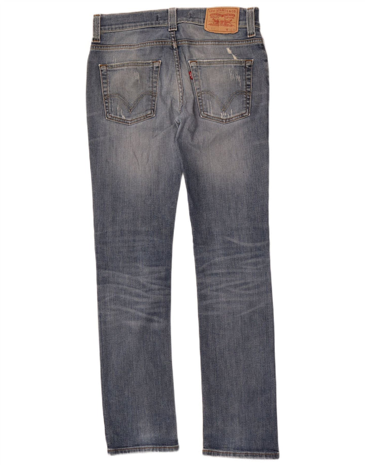 Levi's Herre 511 Distressed Slim Jeans W33 L34 Blå