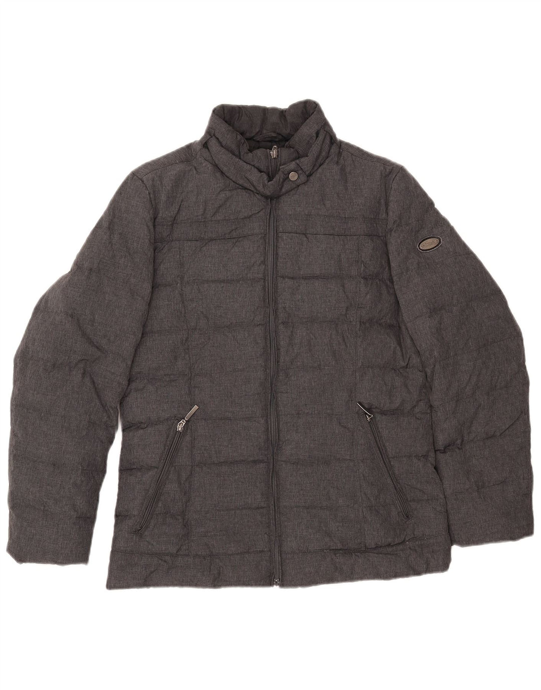 BEDSTE VIRKSOMHED Dame polstret jakke UK 14 Large Grå