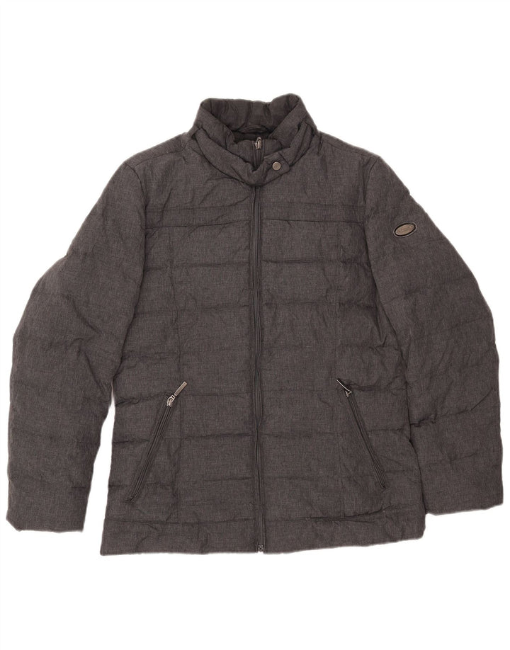 BEDSTE VIRKSOMHED Dame polstret jakke UK 14 Large Grå