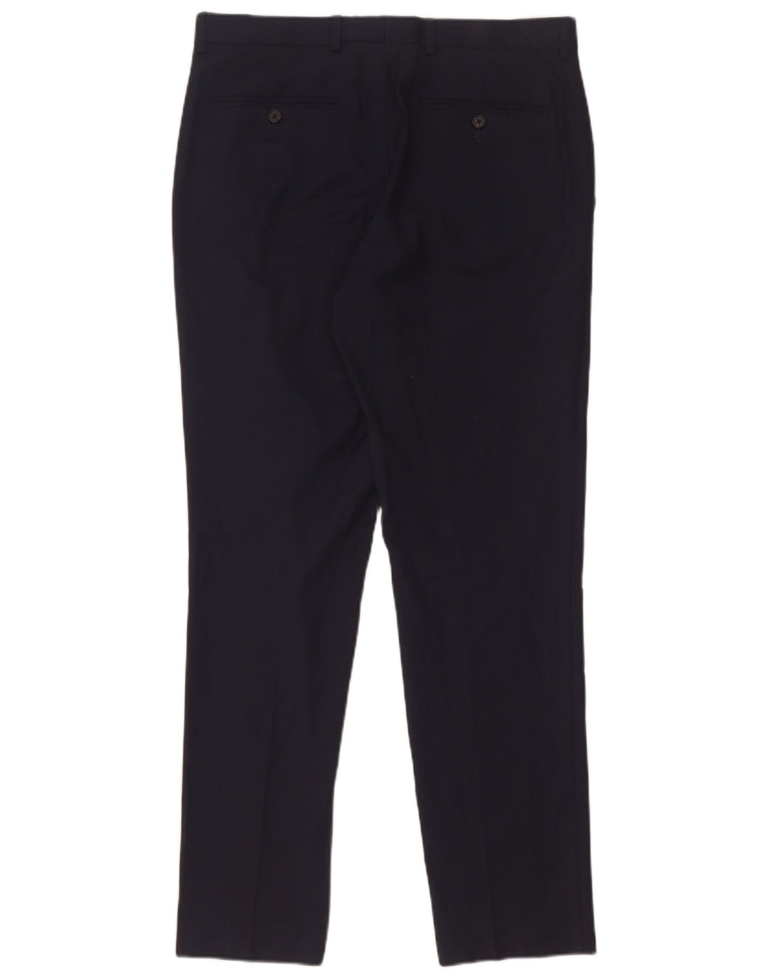 Marks & Spencer Herre Slim Fit Suit Bukser W32 L31 Marineblå polyester