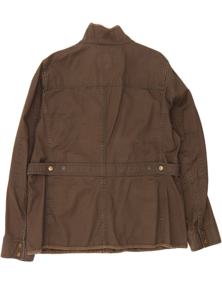 TOMMY HILFIGER Womens Utility Jacket EU 36 Small Brown Cotton Vintage Tommy Hilfiger and Second-Hand Tommy Hilfiger from Messina Hembry 