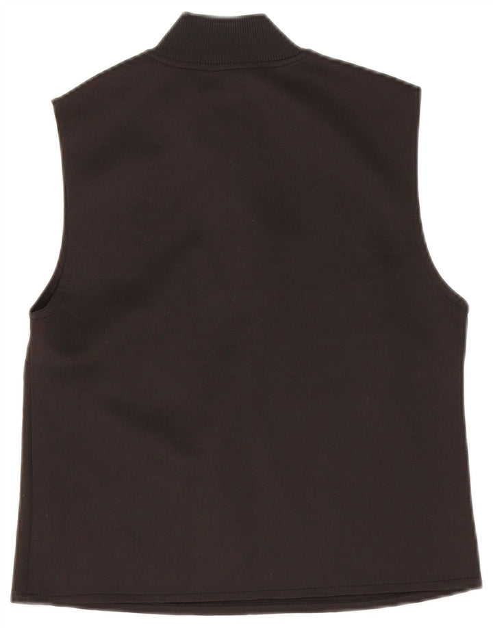 Zara Womens Crop Top UK 12 Medium Black Bomuld