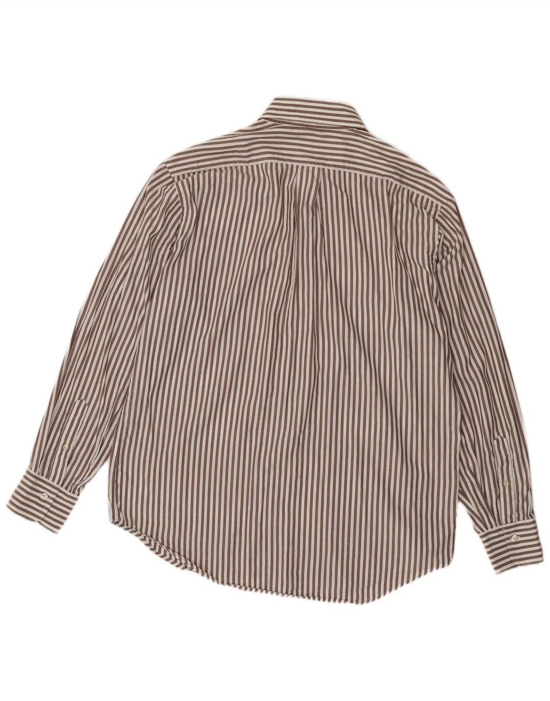 Danolis Herreskjorte str. 44 17 1/2 XL Brunstribet bomuld
