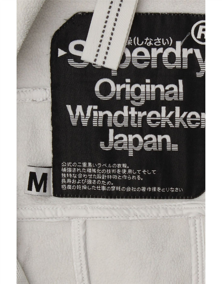Superdry Herre Windtrekker Windbreaker Jacket UK 38 Medium Grey Flecked