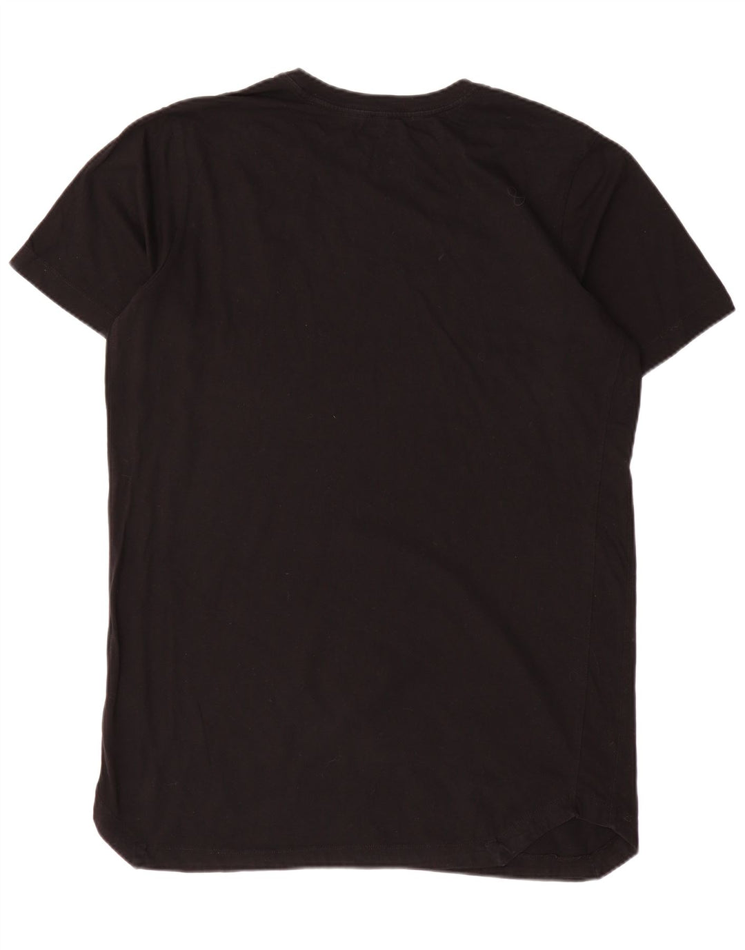 Nike kortærmet almindelig T-shirt top til mænd, stor sort bomuld