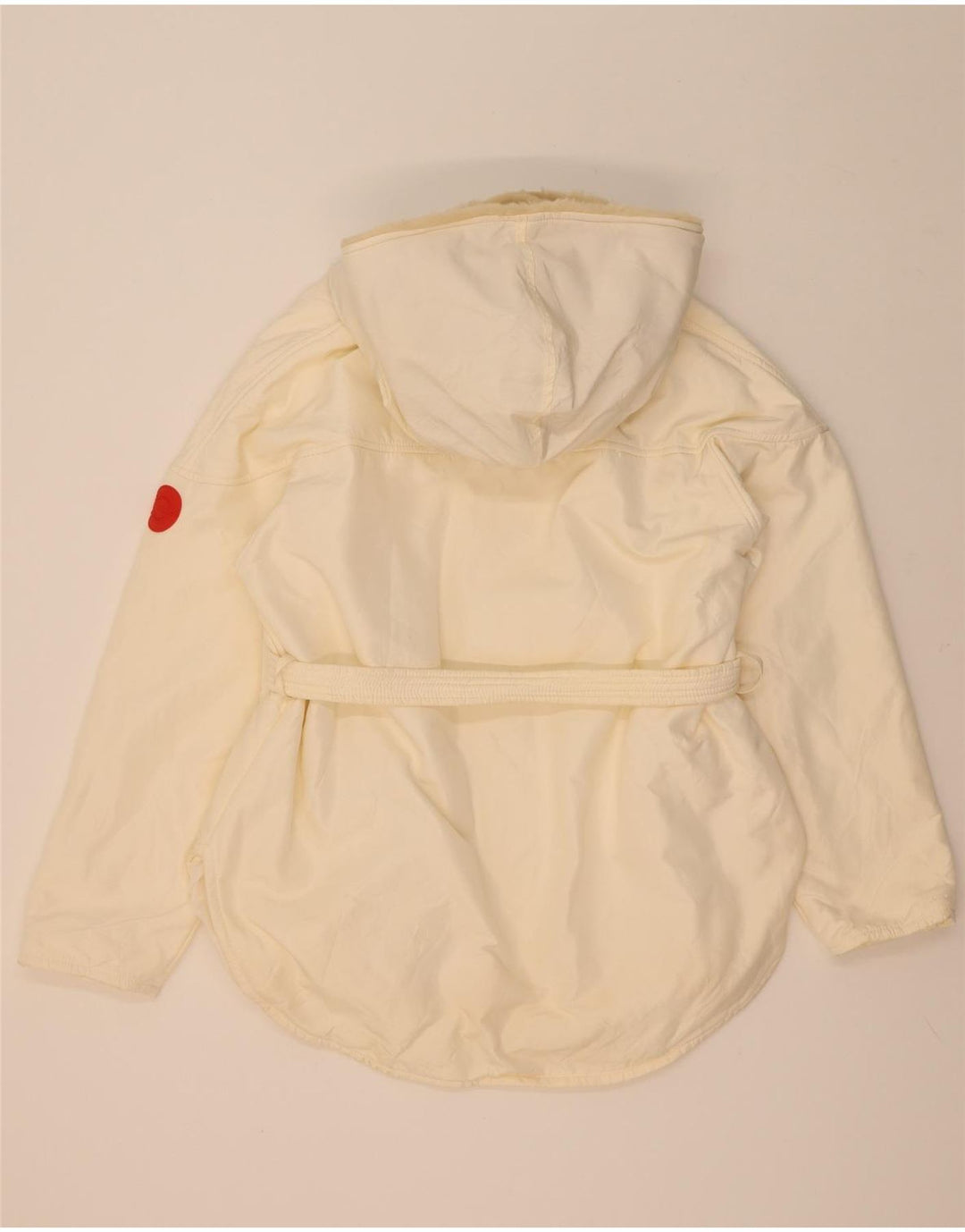 Ice Dame Hætte Anorak Jacket UK 16 Large White Polyamide