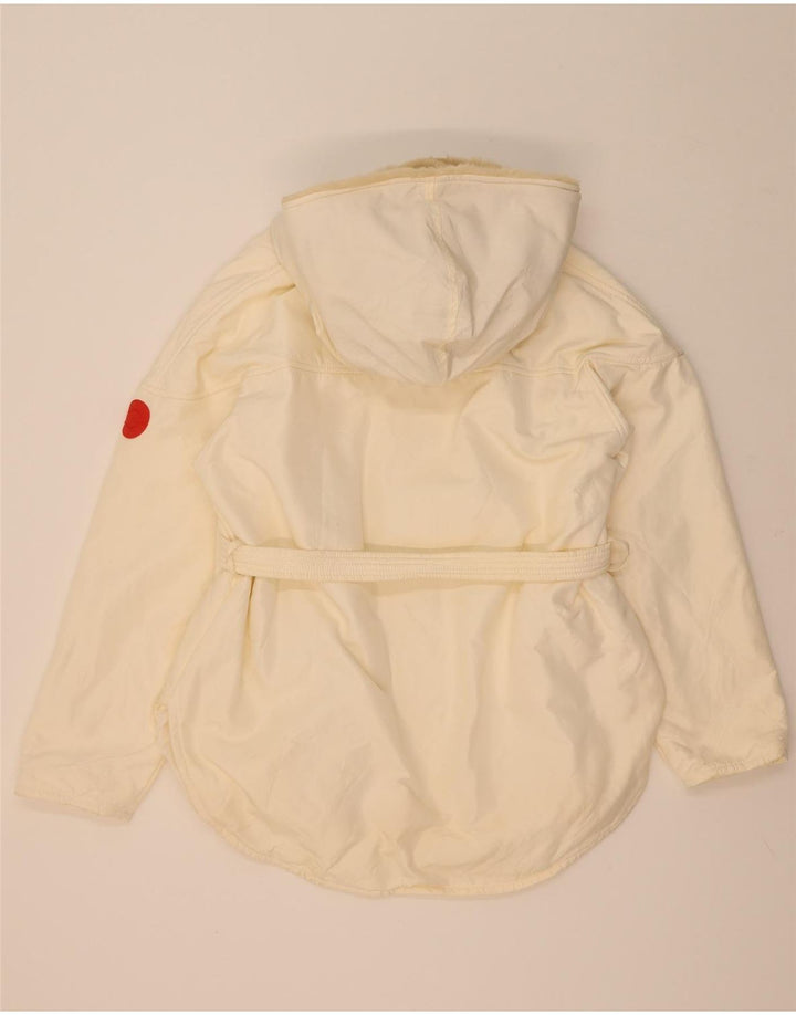 Ice Dame Hætte Anorak Jacket UK 16 Large White Polyamide