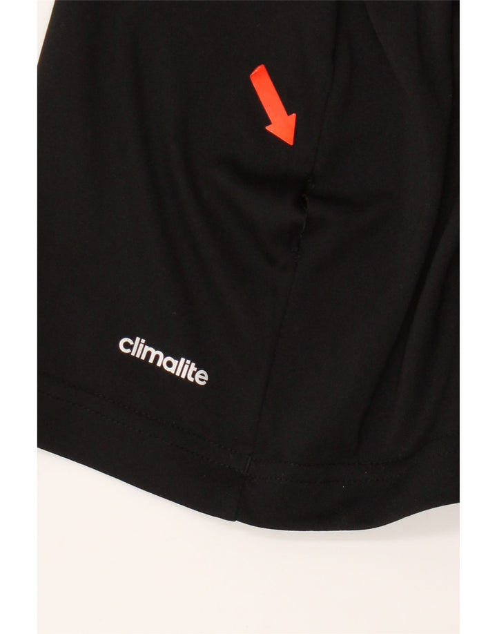 Adidas Herre Climalite Grafisk T-Shirt Top XS Sort