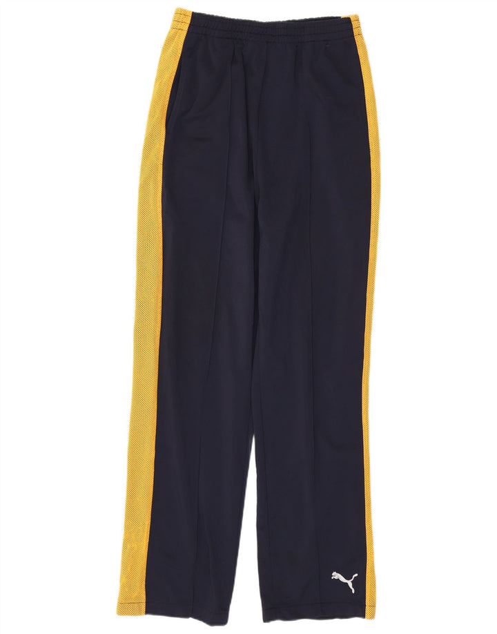 PUMA Træningsdragtsbukser til drenge 13-14 år XL Navy Blue Colourblock
