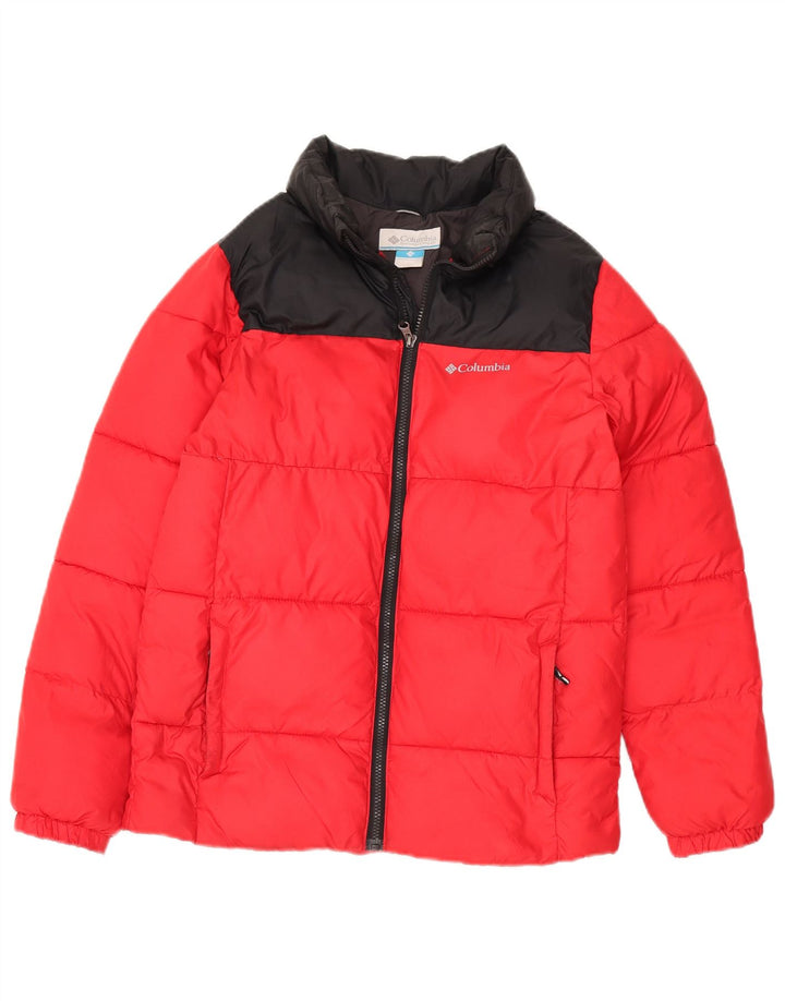 Columbia Boys polstret jakke 14-15 år Large Red Colourblock Polyester