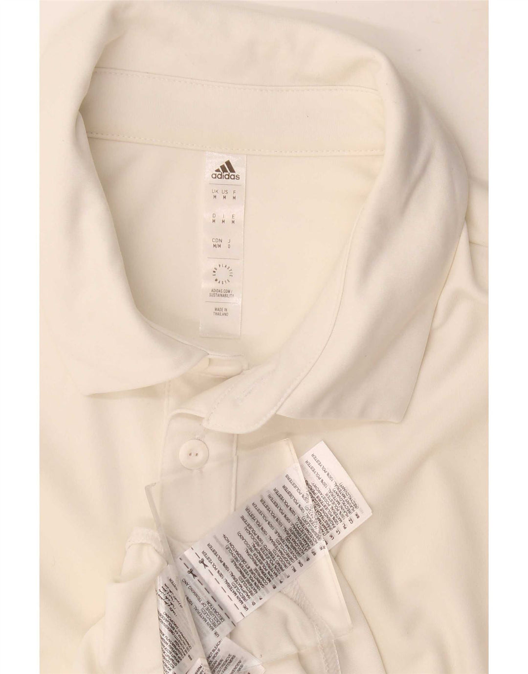 Adidas Aeroready Polo Shirt til mænd Medium White Polyester