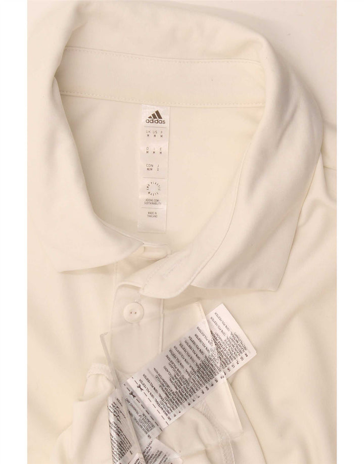 Adidas Aeroready Polo Shirt til mænd Medium White Polyester