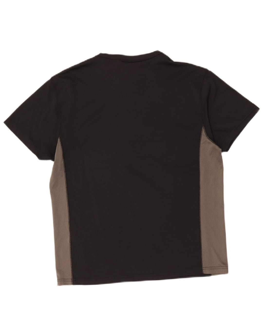 Reebok Herre T-Shirt Top Medium Sort Colourblock