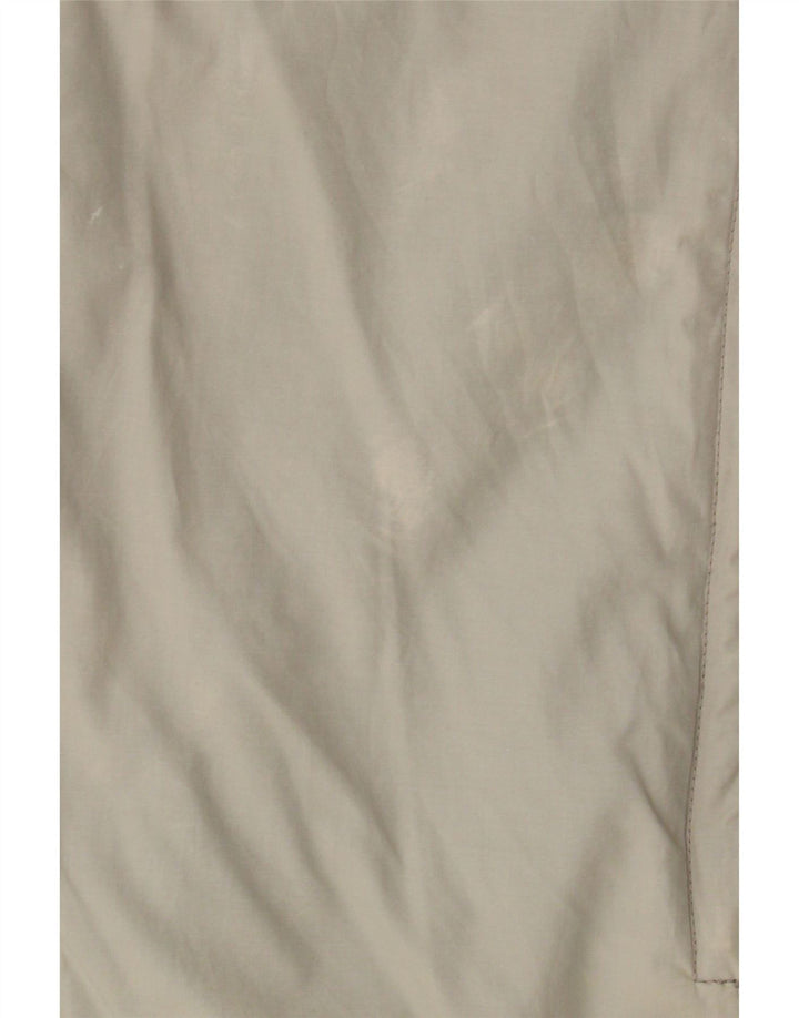 Lyle & Scott Regnjakke med hætte til mænd UK 36 Small Beige Nylon
