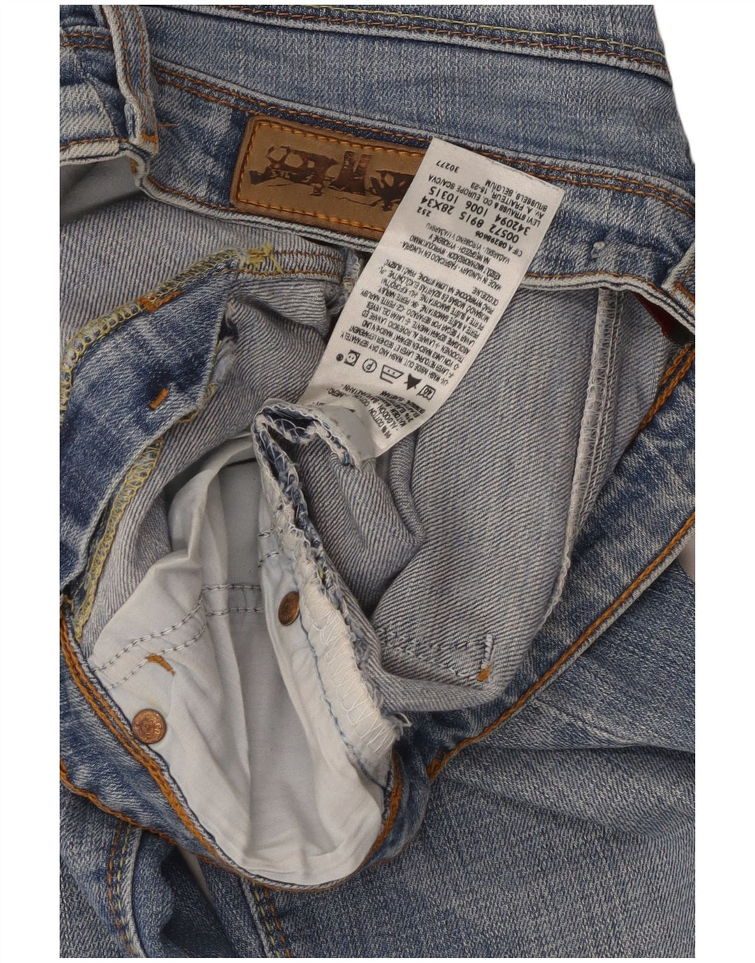 Levi's Dame 572 Bootcut Jeans W28 L34 Blå Bomuld