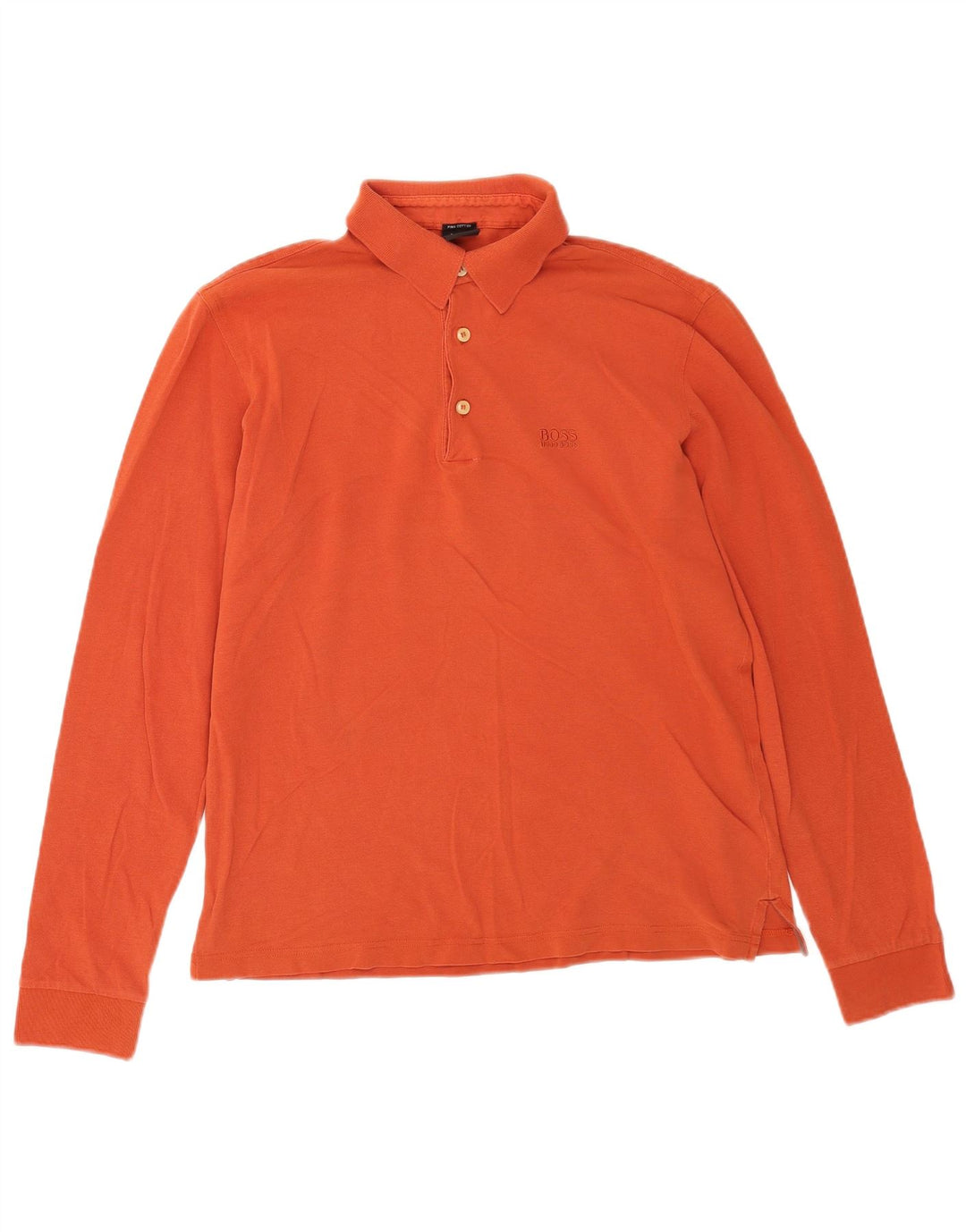 Hugo Boss Langærmet Polo Shirt til mænd Lille Orange