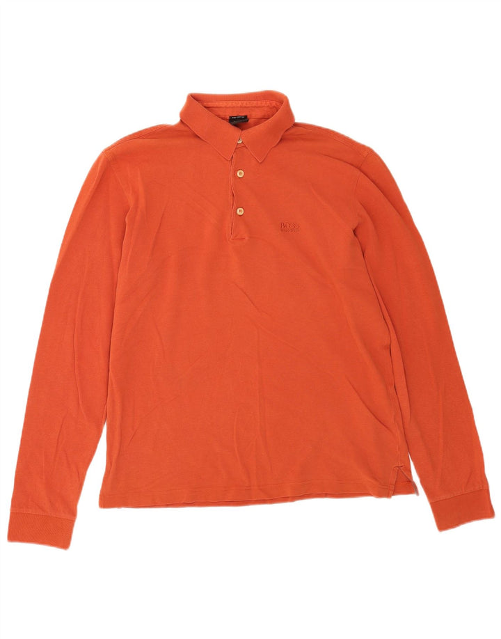 Hugo Boss Langærmet Polo Shirt til mænd Lille Orange