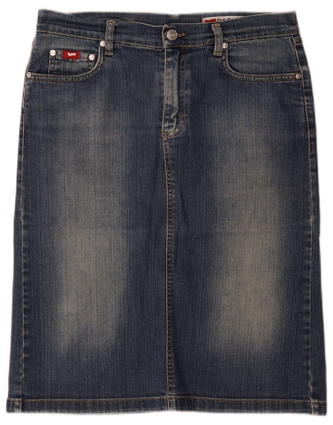 Gas denimnederdel til kvinder Medium W30 Blå