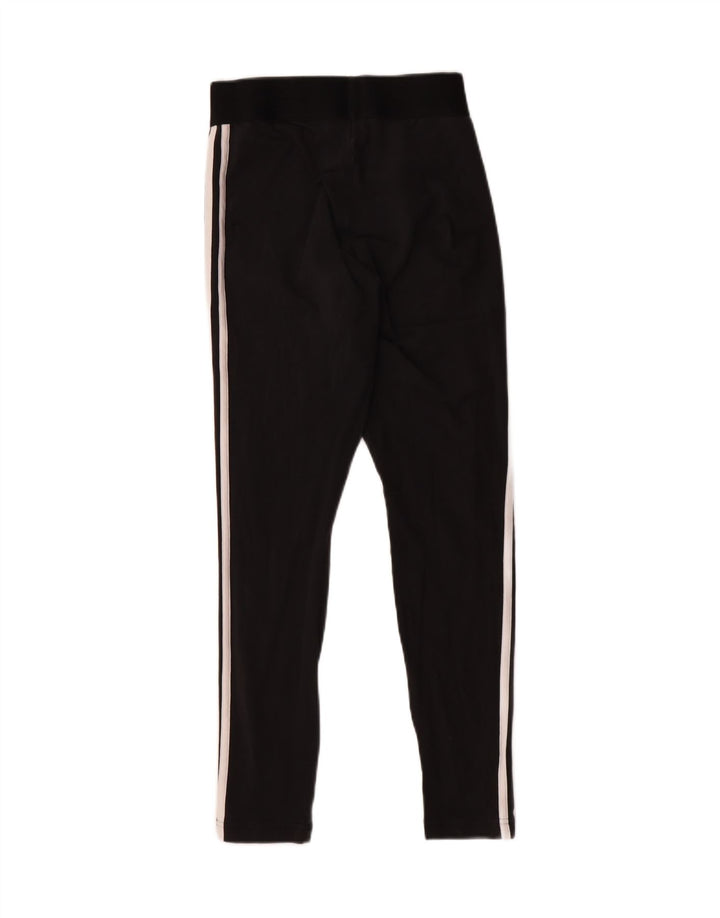 ADIDAS Womens Leggings UK 8/10 Small  Black Cotton Vintage Adidas and Second-Hand Adidas from Messina Hembry 