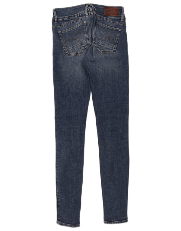 G-Star Dame Lynn Super Skinny Jeans W25 L30 Blå Bomuld