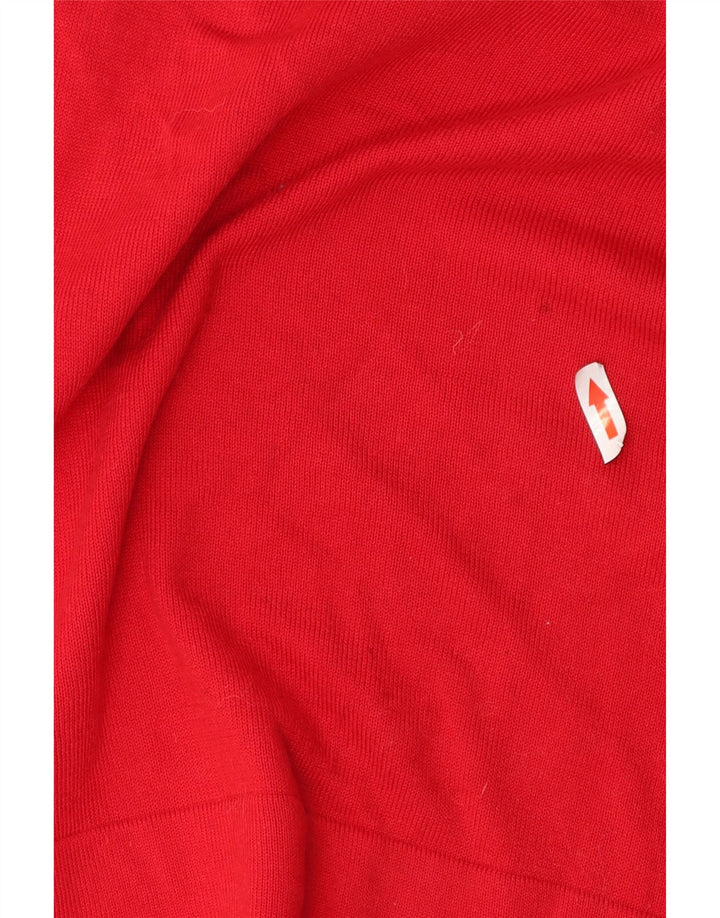 Calvin Klein Jeans Herre Crew Neck Jumper Sweater Medium Rød Bomuld