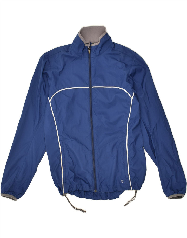 MOUNTAIN EQUIPMENT Womens Tracksuit Top Jacket UK 10 Small Blue Polyester | Vintage Mountain Equipment | Thrift | Second-Hand Mountain Equipment | Used Clothing | Messina Hembry 