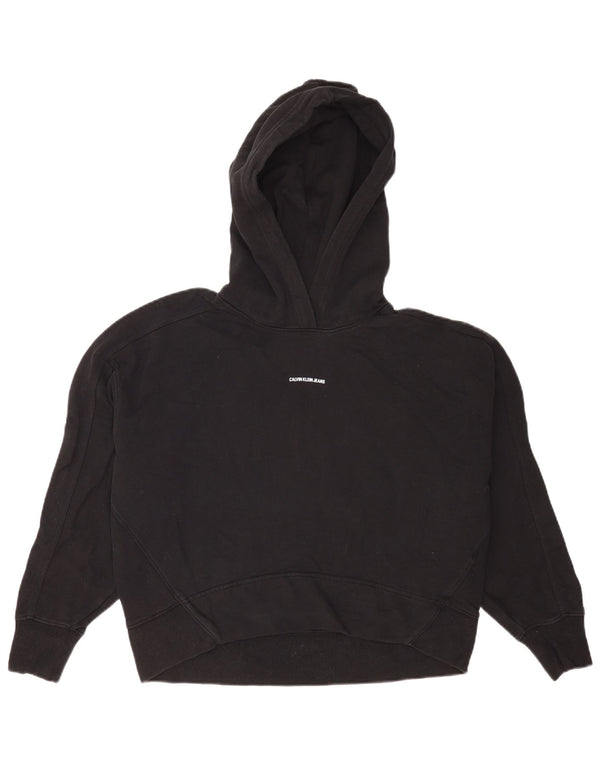 Calvin Klein Jeans Herre Loose Fit Hættetrøje Jumper Small Black Bomuld