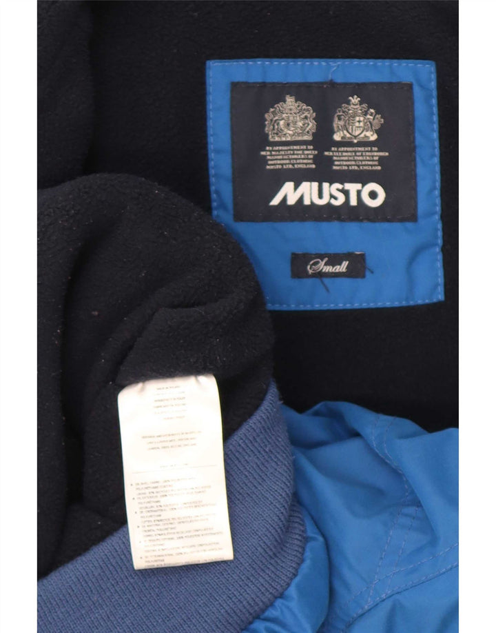 Musto Herre Loose Fit Bomber Jacket UK 36 Small Blue Polyester