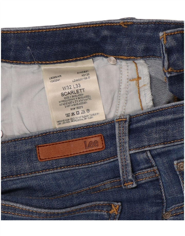 Lee Dame Scarlett Slim Jeans W32 L33 Blå Bomuld