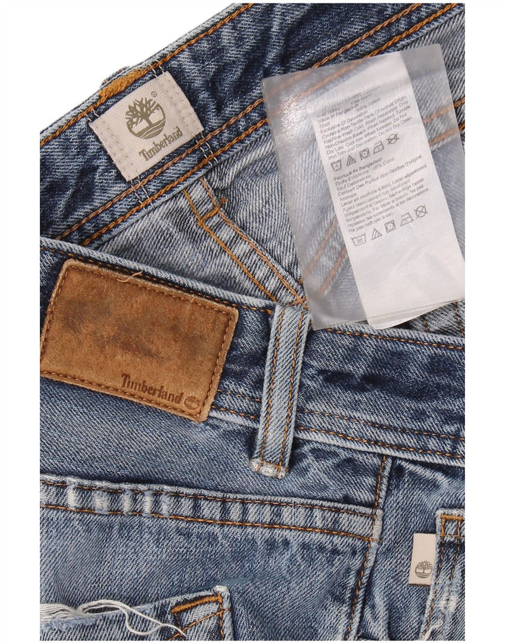 TIMBERLAND Straight jeans til mænd W34 L31 blå bomuld