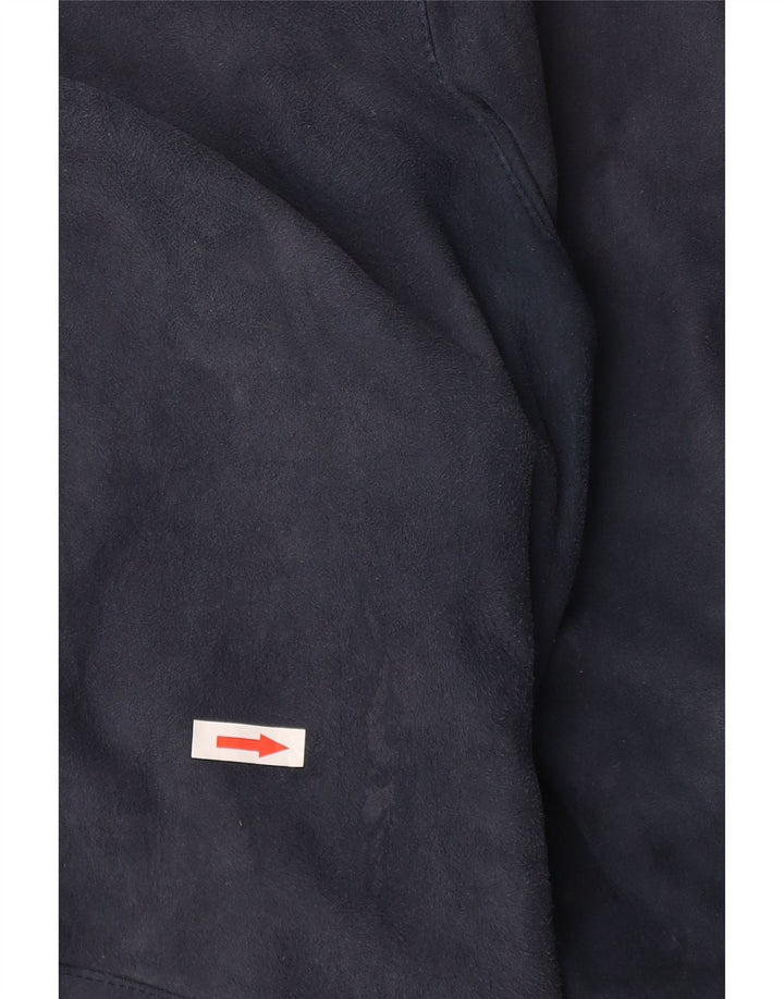 Umberto Olivieri Dame Ruskindsjakke IT 46 Large Navy Blue