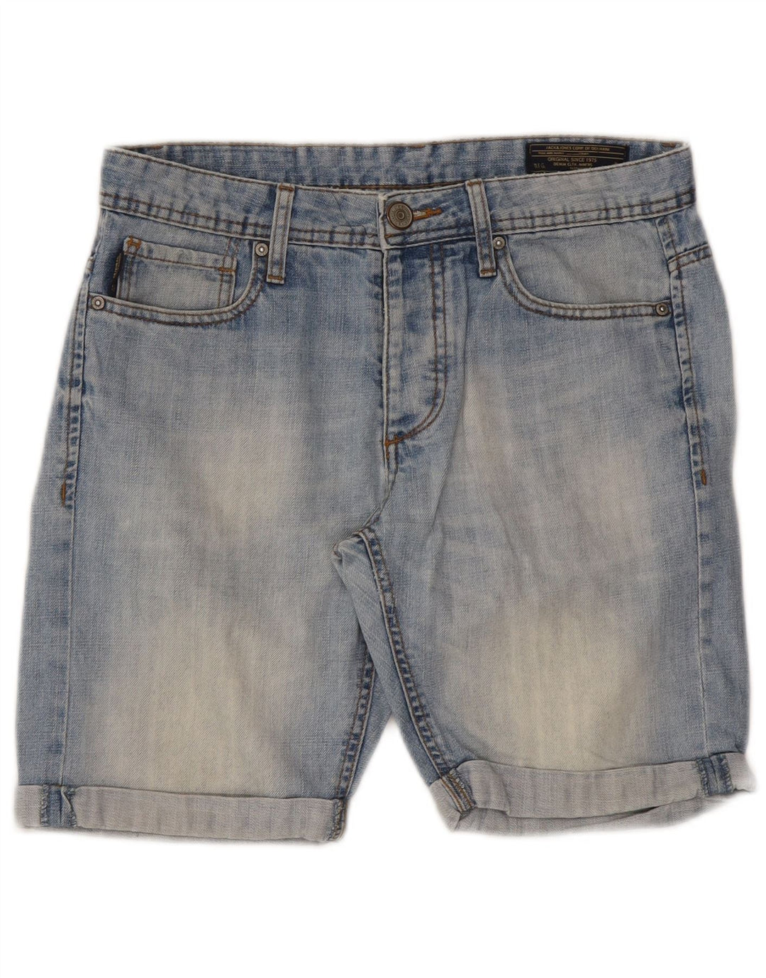 Jack & Jones Denim Shorts til mænd W32 Medium Blue