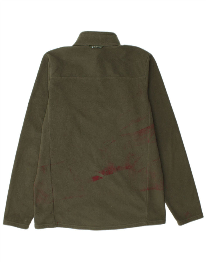 Montane Herre fleecejakke UK 36 Small Khaki Polyester