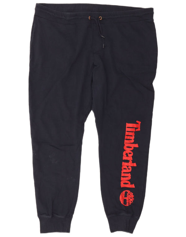 Timberland Herre grafisk træningsdragt Bukser Joggers 3XL marineblå bomuld