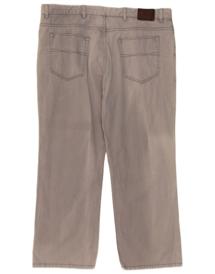 Marks & Spencer Herre Blue Harbor Straight Casual Bukser W42 L29 Grå