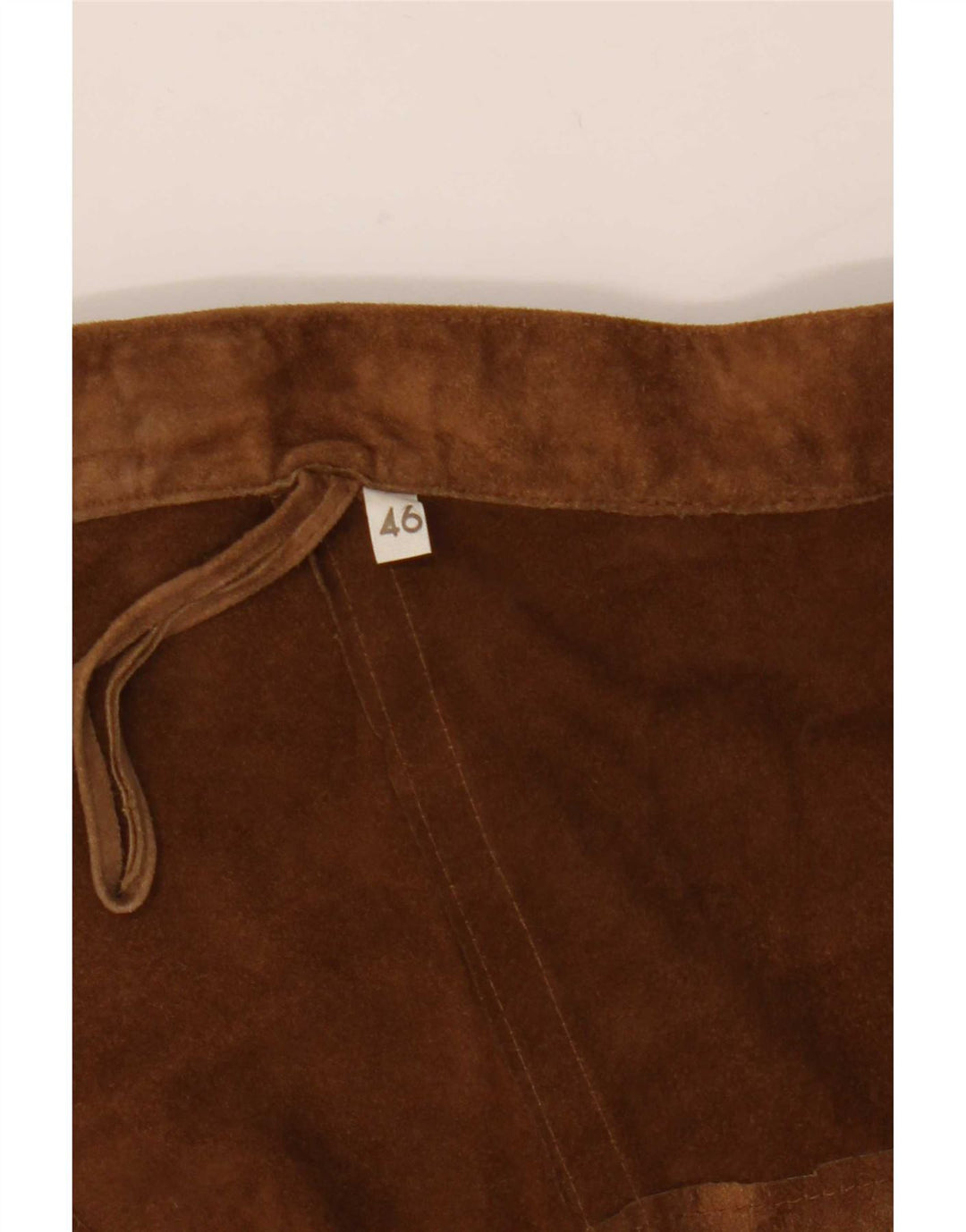 Vintage Dame Ruskind Wrap Asymmetrisk Nederdel IT 46 Large W30 Beige