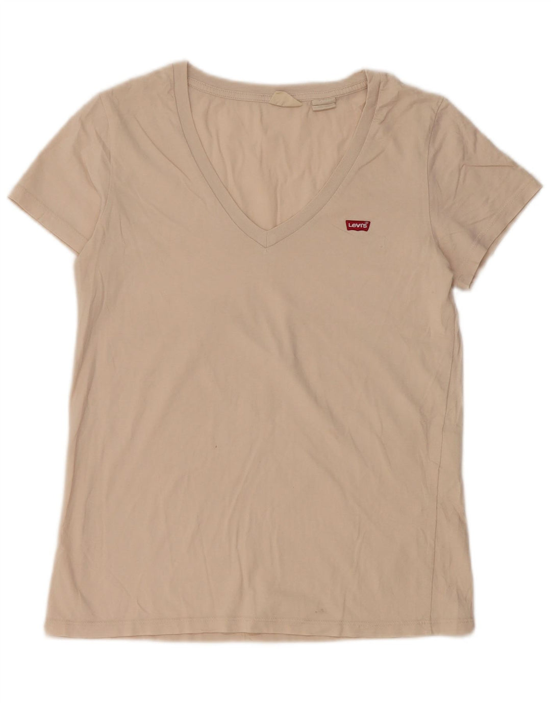 Levi's Dame T-Shirt Top UK 10 Lille Grå