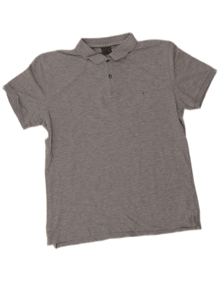 Calvin Klein herre poloshirt mellemgrå bomuld