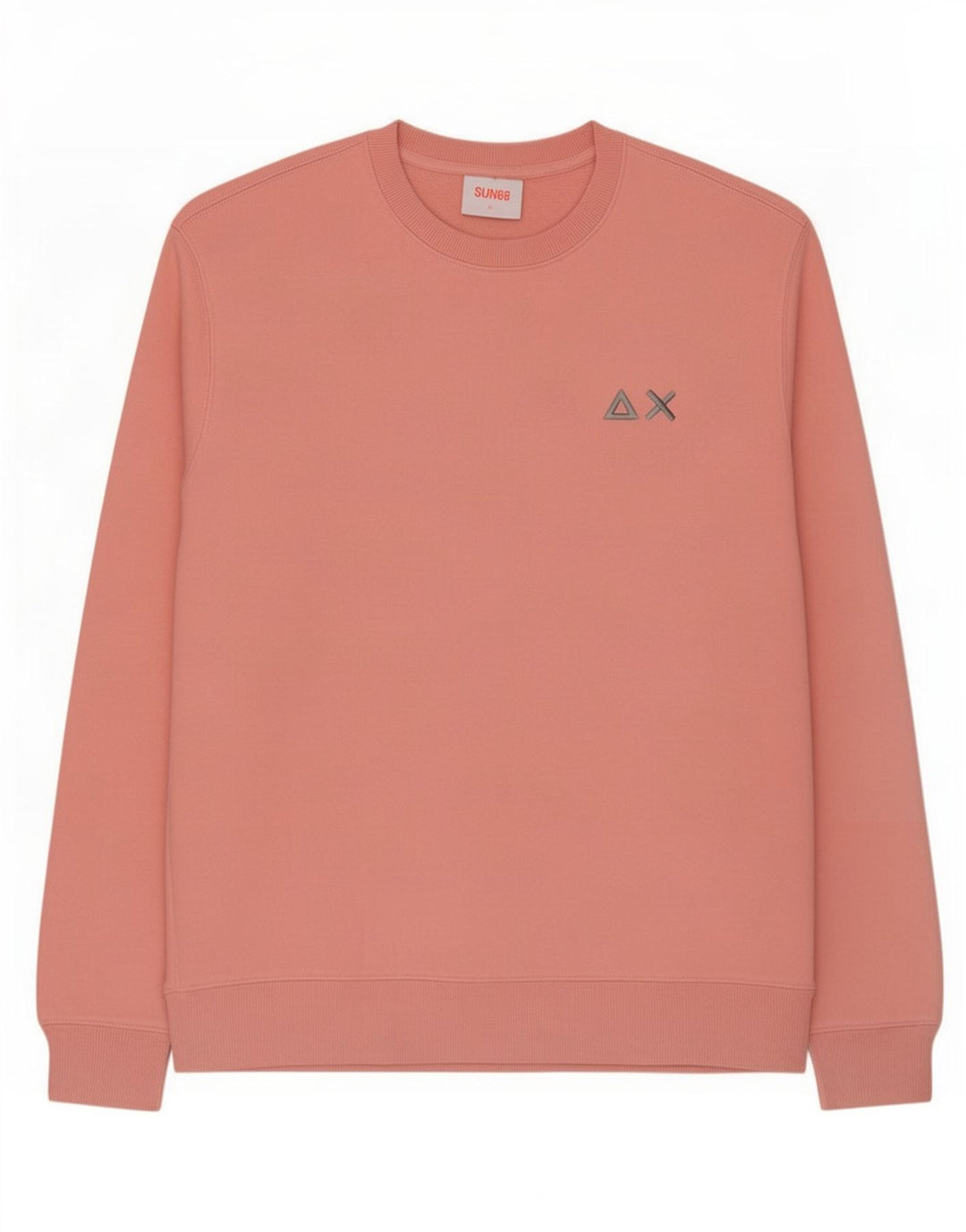 Sun68 Herre Sweatshirt Jumper Stor Pink Bomuld