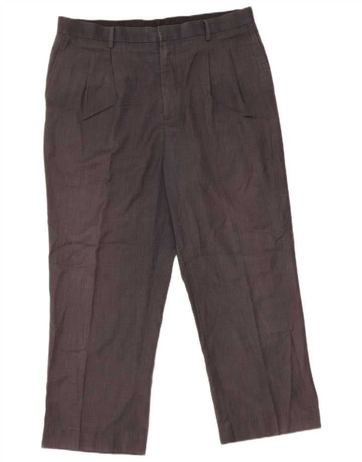 PIERRE CARDIN Herre Pegged Chino Bukser W36 L26 Grå