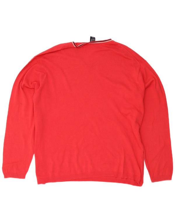 Gap Herre V-hals sweater XL Rød Bomuld
