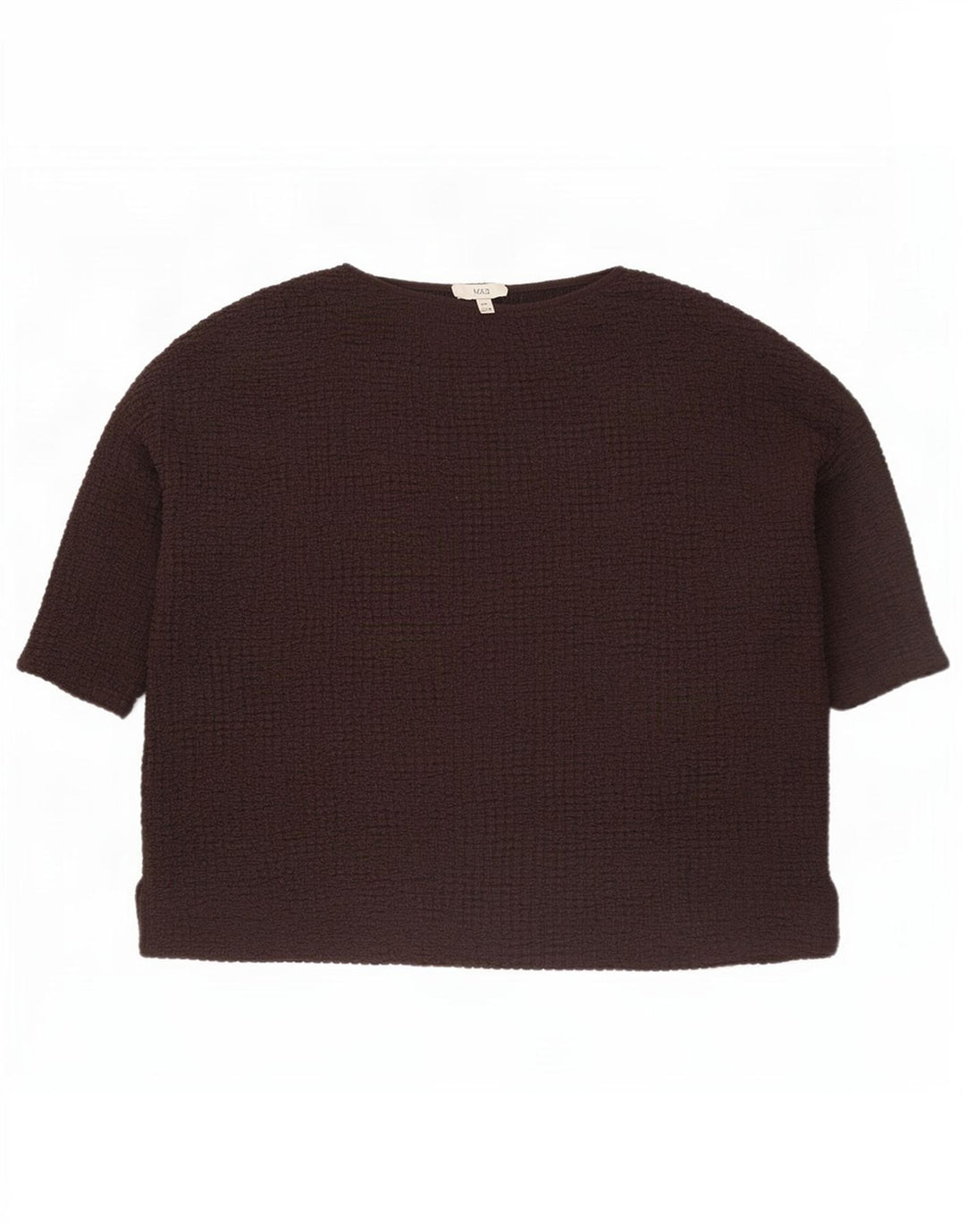 Marks & Spencer Damebluse Top UK 22 3XL Brun Polyester